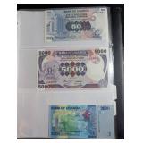 Mixed World Banknote Collection in Binder