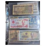 Mixed World Banknote Collection in Binder