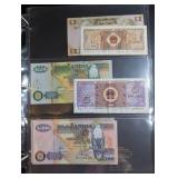 Mixed World Banknote Collection in Binder