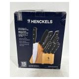 Henckels 15 Piece Knife and Block Set