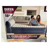 Intex Queen Deluxe Airbed with Headboard and Internal Pump