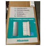 Hisense 10.2 Cubic Foot Upright Convertible Freezer/Fridge