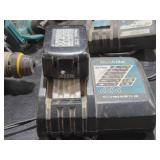 Makita® Li-ion 14.4-18V / Ni-MH 7.2-14.4V Battery Charger DC18RC with Makita 18V 5.0Ah Lithium-Ion Battery Pack