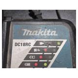 Makita® Li-ion 14.4-18V / Ni-MH 7.2-14.4V Battery Charger DC18RC with Makita 18V 5.0Ah Lithium-Ion Battery Pack