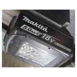 Makita® Li-ion 14.4-18V / Ni-MH 7.2-14.4V Battery Charger DC18RC with Makita 18V 5.0Ah Lithium-Ion Battery Pack