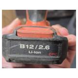 Hilti® 10.8V 1/4" Cordless Screwdriver SFD 2-A with B12/2.6 Li-Ion Battery