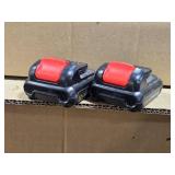 Lot of (2) 12V 4000mAh 48Wh Lithium Ion Power Tool Battery