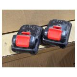 Lot of (2) 12V 4000mAh 48Wh Lithium Ion Power Tool Battery