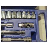 Lot of (2) Williams 3/8"-drive SAE Socket Sets - One Complete, One Sockets Only