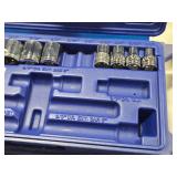 Lot of (2) Williams 3/8"-drive SAE Socket Sets - One Complete, One Sockets Only