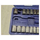 Lot of (2) Williams 1/4"-drive Metric Socket Sets (incomplete)