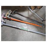 Lot of (4) Pipe Benders - Greenlee 34512 (x1), 3/4"EMT + 1/2" Rigid (x2), 1/2"EMT + 1/4" Rigid