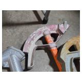 Lot of (4) Pipe Benders - Greenlee 34512 (x1), 3/4"EMT + 1/2" Rigid (x2), 1/2"EMT + 1/4" Rigid