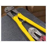 Lot of (2) Bolt Cutters 24" and 14"