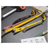 Lot of (5) Crow Bars / Nail Pullers (assorted)
