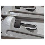 Lot of (2) Williams 18" Pipe Wrenches