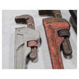 Lot of (2) Pipe Wrenches 18" and 14"