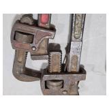 Lot of (2) Pipe Wrenches 18" and 14"