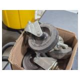 Lot of (4) EDL 4" Swivel Caster Wheels