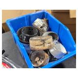 Lot of (1 Bin) Hole Saws (used)
