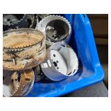 Lot of (1 Bin) Hole Saws (used)