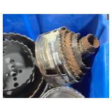 Lot of (1 Bin) Hole Saws (used)