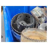 Lot of (1 Bin) Hole Saws (used)