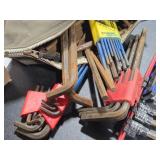 Lot of (2) Tool Bags with Allen Wrenches and Sockets