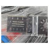 Lot of (48) 1-3/8" HCS Standard Oscillating Multi-tool Blades for Wood/Plastic