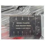 Lot of (48) 1-3/8" HCS Standard Oscillating Multi-tool Blades for Wood/Plastic