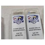 Lot of (2 Boxes) Patriot Tools Bi-Metal Wood/Nails Reciprocating Saw Blades N3406-25B 25-count ( 50 total items ) 9" x 5/8" TPI (in original packaging)