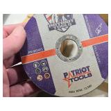 Lot of (100) Patriot Tools Metal Cutting Discs #003455 4-1/2" x .040" x 7/8"