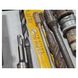 Lot of (6) Power Drill Bits (assorted)