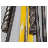 Lot of (6) Power Drill Bits (assorted)