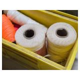 Lot of (2 Bins) Chalk and Line (for marking lines)