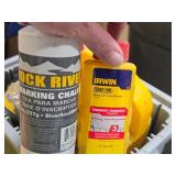 Lot of (2 Bins) Chalk and Line (for marking lines)