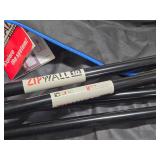 Zip Wall 10 Spring Loaded Poles Set of 4 with Velcro, Carry Bag