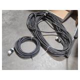 Lot of (2) Heavy Duty Extension Cords 100