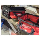 Lot of (3) Soft Side Tool Bags 15"x5"x12", 16"x7"x10", 24"x12"x12"