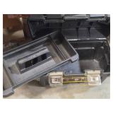 Lot of (3) Stanley (x2) and Husky (x1) Tool Boxes with Misc. Hand Tools and Hardwares