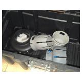 Husky 16" Tool Boxes (x2) + Stanley 16" Organizer with Assorted Hardwares