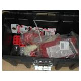 Husky 16" Tool Boxes (x2) + Stanley 16" Organizer with Assorted Hardwares