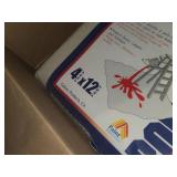 Lot of (3) Galaxy Products Paint Essentials Heavy Duty Poly Coated Canvas Dropcloth 12