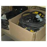 Lot of (1 Shelf) Power Cords, 4-Conductor Grounded 50 Amp Range Cord (assorted)