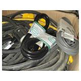 Lot of (1 Shelf) Power Cords, 4-Conductor Grounded 50 Amp Range Cord (assorted)