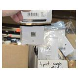 Lot of (1 Shelf) Electrical Faceplates and Switches