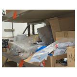 Lot of (1 Shelf) Assorted Electrical Supplies, Consumables, Connectors, Novar Controls ALS-300 Humidity, Signa Max 50-Pair 66 Block, MMF-300 Fire-Lite Alarms by Honeywell