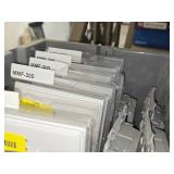 Lot of (1 Shelf) Assorted Electrical Supplies, Consumables, Connectors, Novar Controls ALS-300 Humidity, Signa Max 50-Pair 66 Block, MMF-300 Fire-Lite Alarms by Honeywell