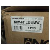 Misc. Electrical Equipment - Temporary + Trim Products - Nora NRM-611L2030WW 6" Open Ref 2000L 30K, Qmark Fan Forced Heater Ceiling Mount  EFF1500, Nora NHIOICD-415LE4