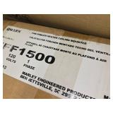 Misc. Electrical Equipment - Temporary + Trim Products - Nora NRM-611L2030WW 6" Open Ref 2000L 30K, Qmark Fan Forced Heater Ceiling Mount  EFF1500, Nora NHIOICD-415LE4